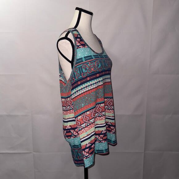 Self esteem multicolor tank top women’s size large - Picture 3 of 7